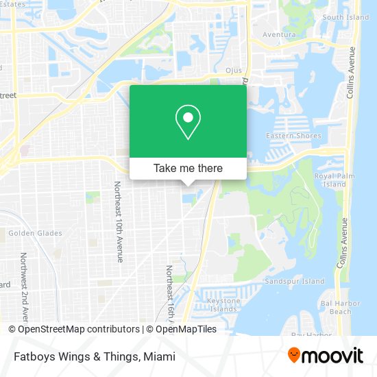 Mapa de Fatboys Wings & Things