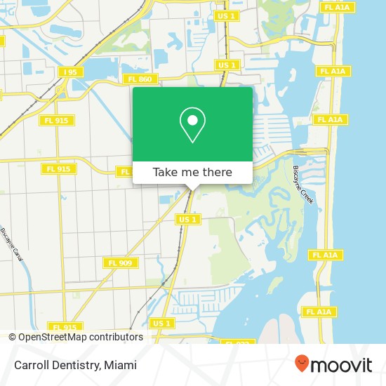 Carroll Dentistry map