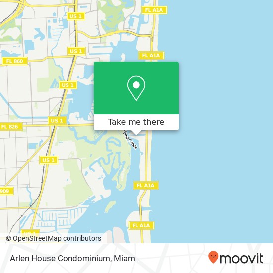 Arlen House Condominium map