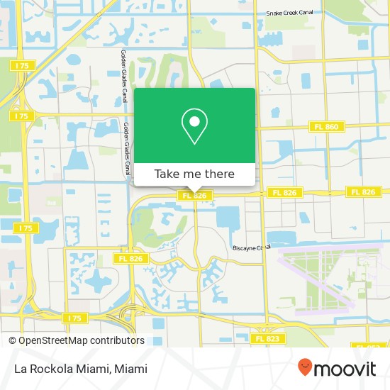 La Rockola Miami map