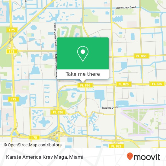 Karate America Krav Maga map