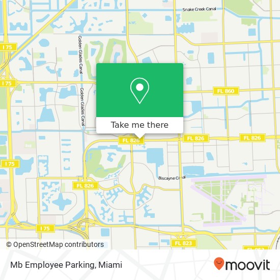 Mb Employee Parking map