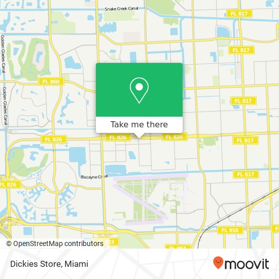 Dickies Store map