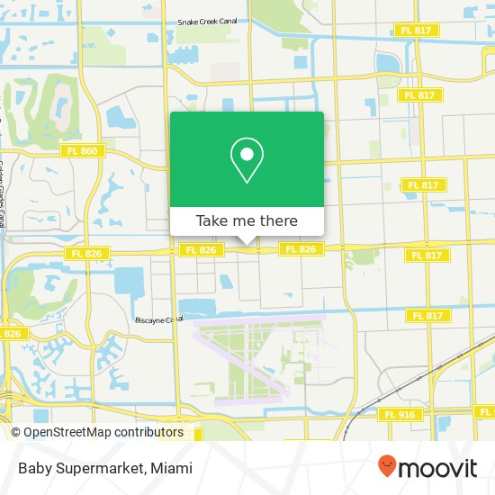 Baby Supermarket map
