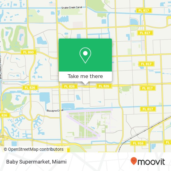 Mapa de Baby Supermarket