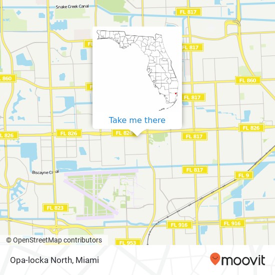 Opa-locka North map