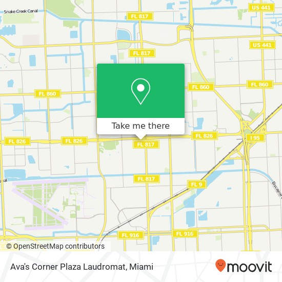 Mapa de Ava's Corner Plaza Laudromat