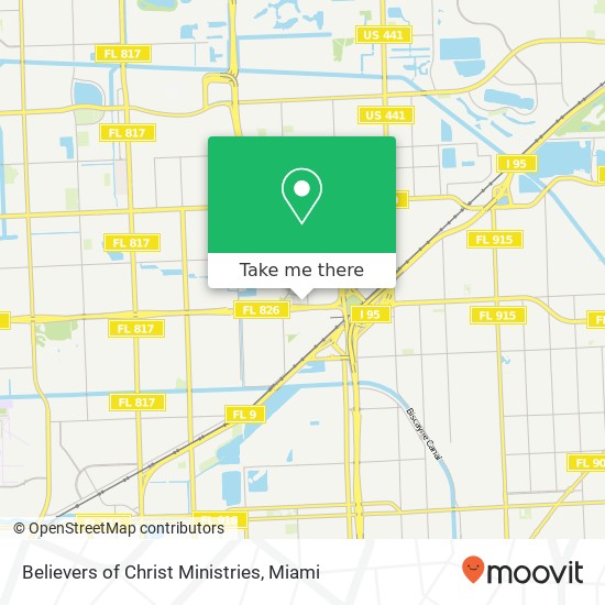 Mapa de Believers of Christ Ministries