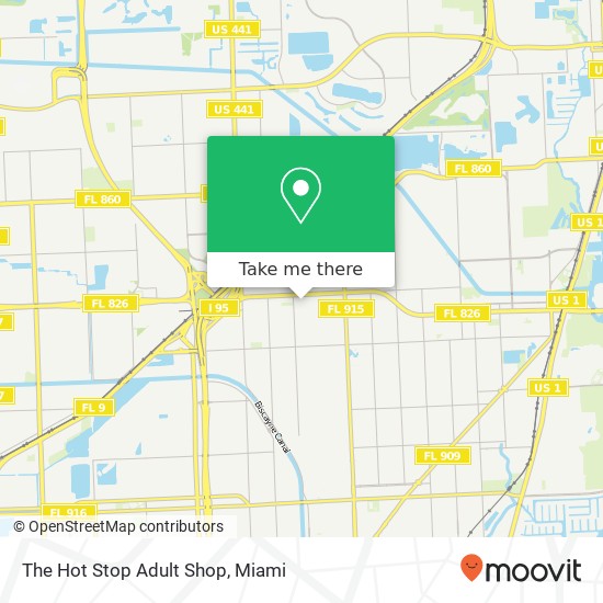 Mapa de The Hot Stop Adult Shop