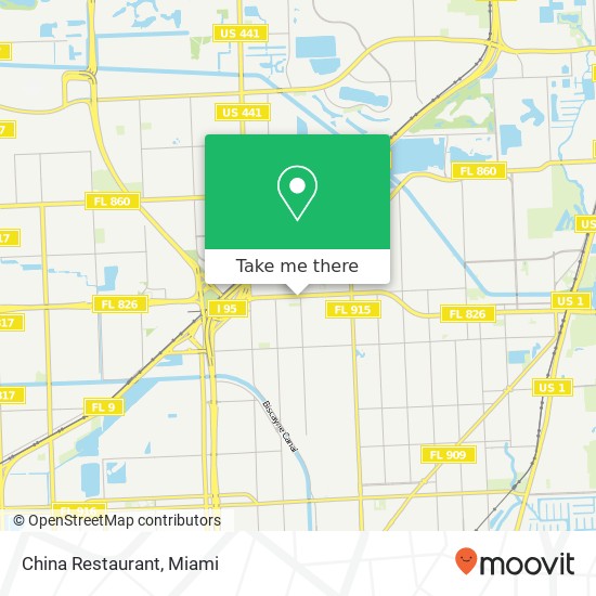 China Restaurant map