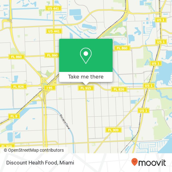 Mapa de Discount Health Food