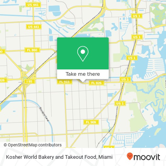 Mapa de Kosher World Bakery and Takeout Food