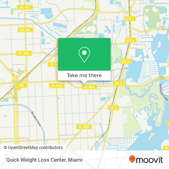 Quick Weight Loss Center map