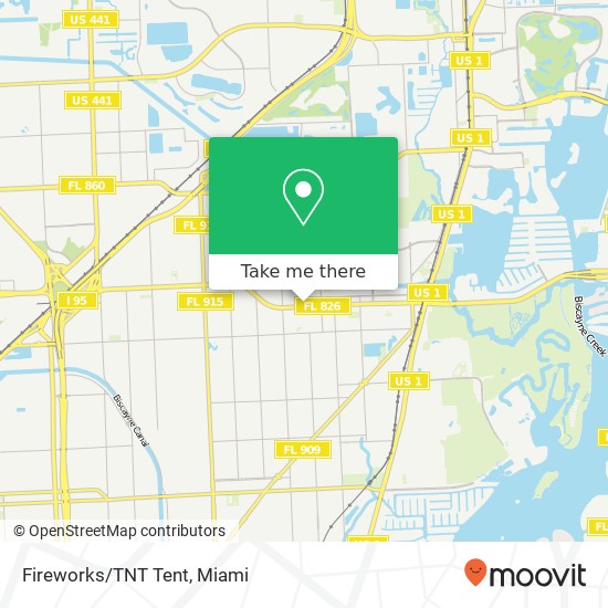 Mapa de Fireworks/TNT Tent