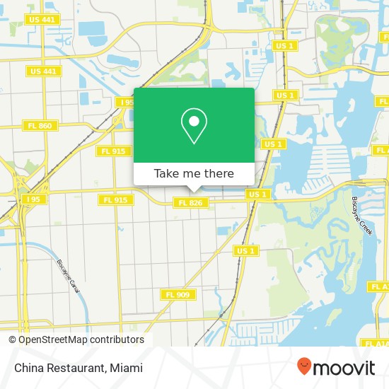 China Restaurant map