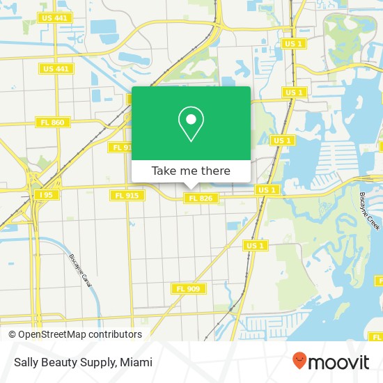 Mapa de Sally Beauty Supply