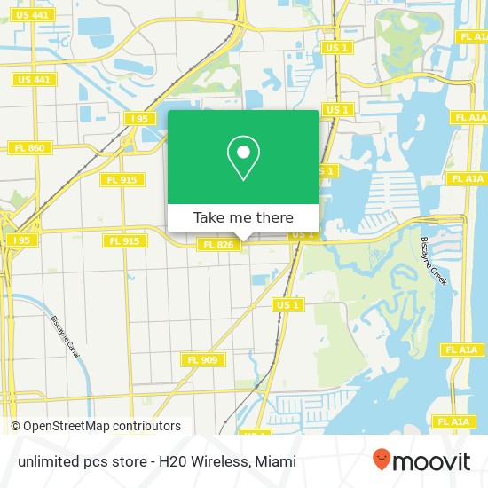 Mapa de unlimited pcs store - H20 Wireless