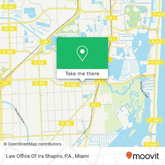 Mapa de Law Office Of Ira Shapiro, P.A.