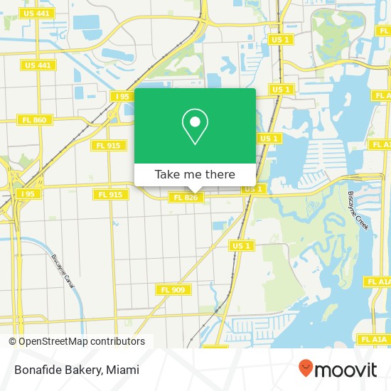 Mapa de Bonafide Bakery