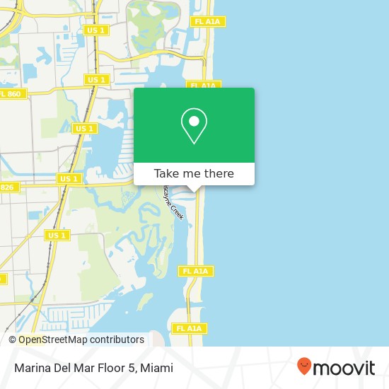 Mapa de Marina Del Mar Floor 5