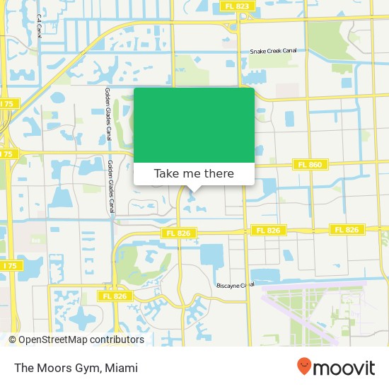 The Moors Gym map