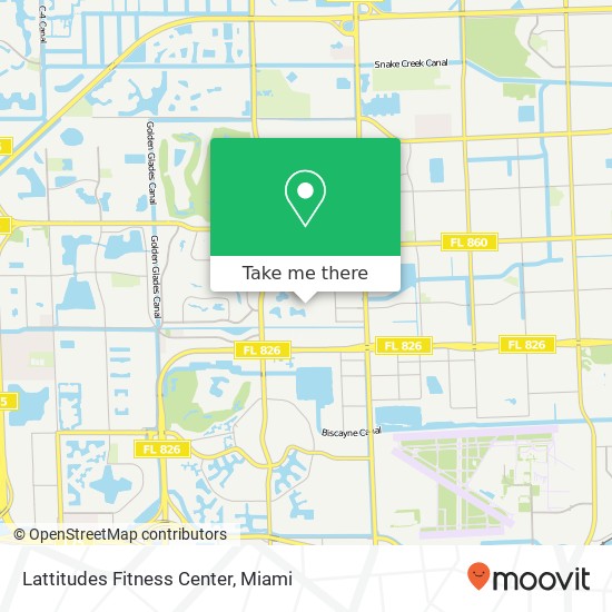 Lattitudes Fitness Center map