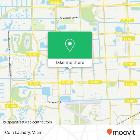 Mapa de Coin Laundry