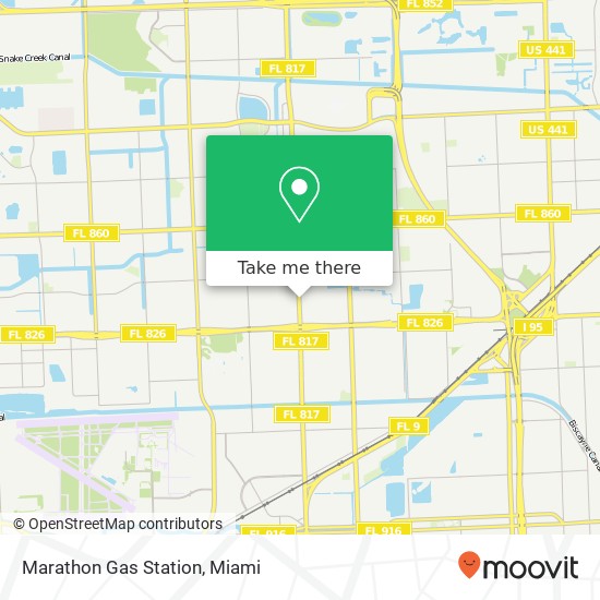 Marathon Gas Station map