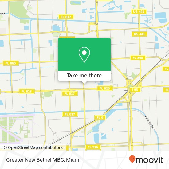 Mapa de Greater New Bethel MBC