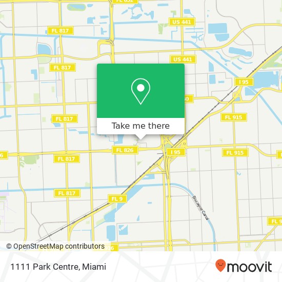 Mapa de 1111 Park Centre