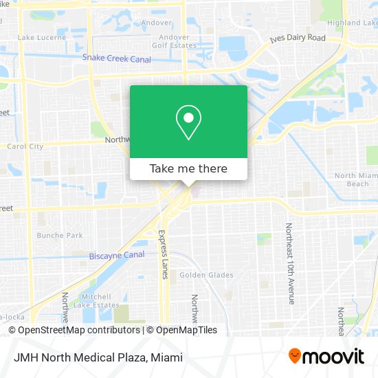 Mapa de JMH North Medical Plaza