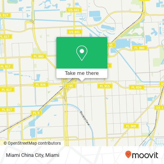 Mapa de Miami China City