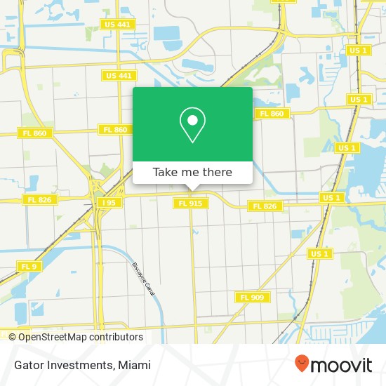 Gator Investments map