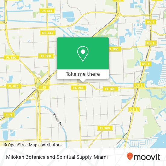 Mapa de Milokan Botanica and Spiritual Supply