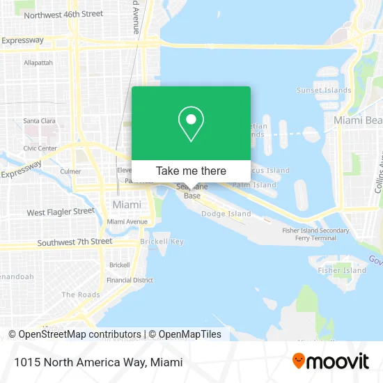 1015 North America Way map