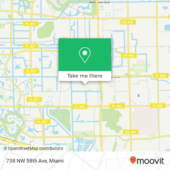 738 NW 58th Ave map