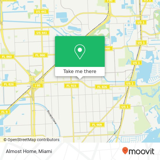 Almost Home map