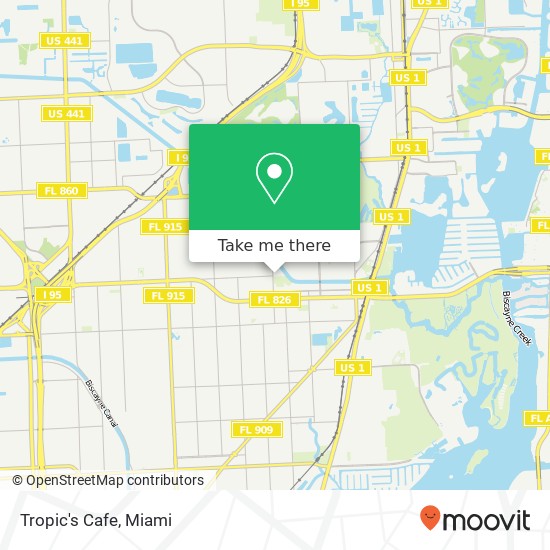 Mapa de Tropic's Cafe