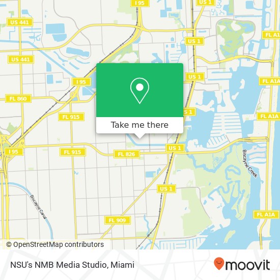 Mapa de NSU's NMB Media Studio