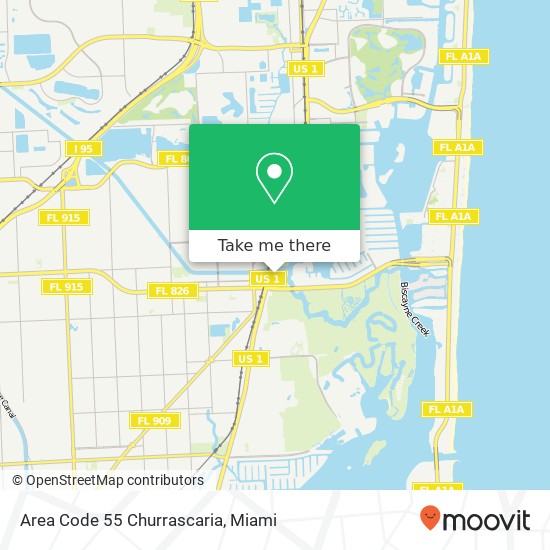 Mapa de Area Code 55 Churrascaria