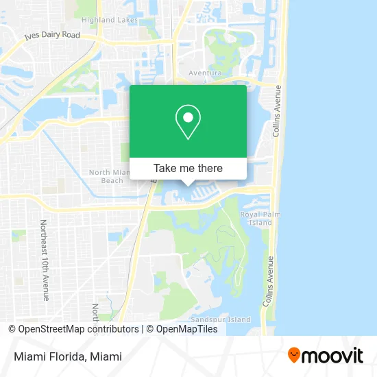 Miami Florida map