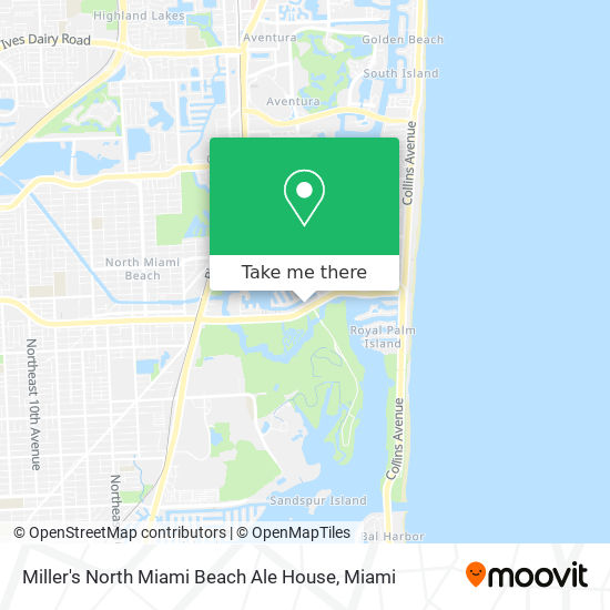 Mapa de Miller's North Miami Beach Ale House