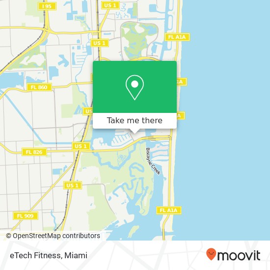 eTech Fitness map