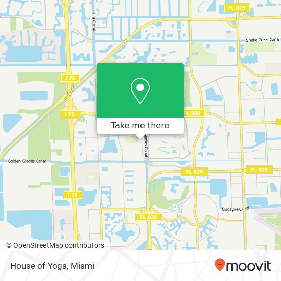 House of Yoga map