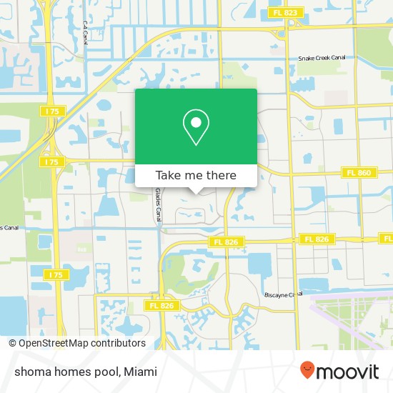 Mapa de shoma homes pool