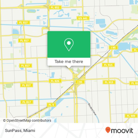 Mapa de SunPass