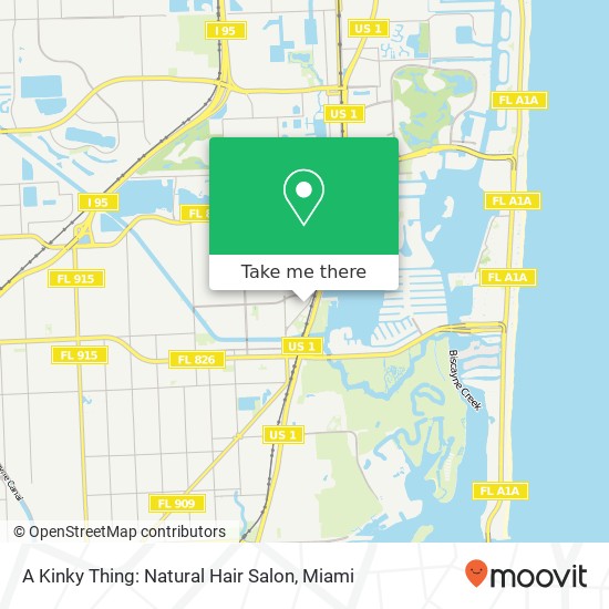 Mapa de A Kinky Thing: Natural Hair Salon