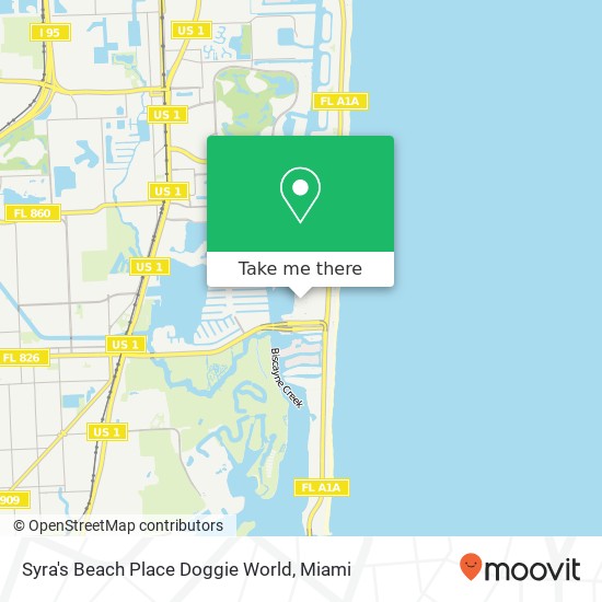 Syra's Beach Place Doggie World map