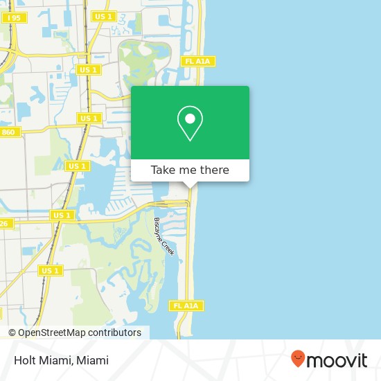 Holt Miami map