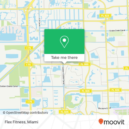 Flex Fitness map